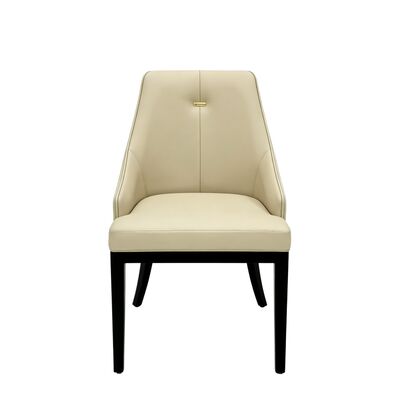 Купить Эргономический деревянный ресторанный стул с настраиваемыми цветами и акцентом из нержавеющей стали для коммерческой еды online manufacture