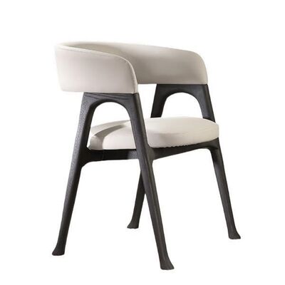Купить Эргономичное upholstered кресло из белого ясеня, мягкой округлой формы для ресторана, отеля, кафе и офиса online manufacture
