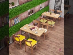 Классическая изогнутая задняя древесина обедая стулья с мебелью кожаных мест коммерчески крытой