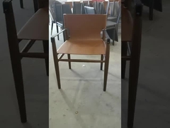 Столовая ресторана рамки золы деревянная предводительствует подлокотник современный для лобби гостиницы